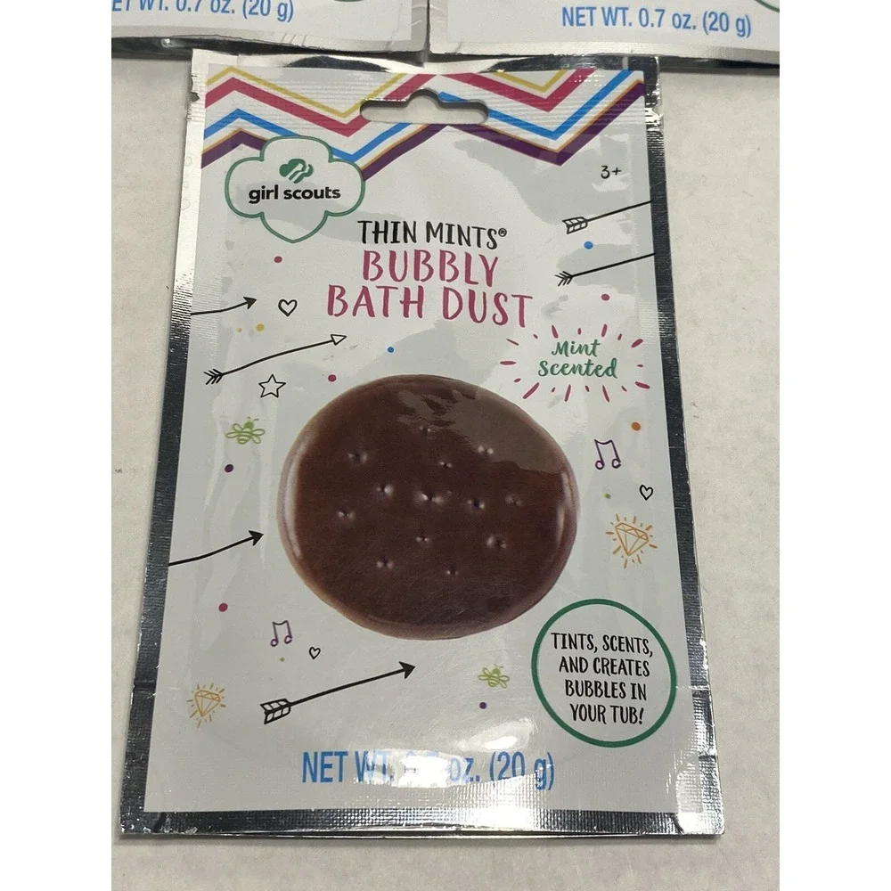 BUBBLY BATH DUST thin mints kids bath time relax bath bomb dust LOT OF‎ 3